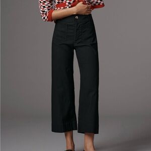 Anthropologie Maeve Collette Wide-Leg Crop Pants, Size 32P